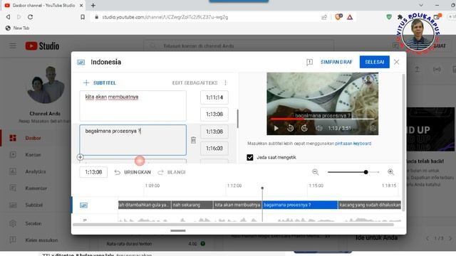 Cara Membuat Subtitel Video Yang Ditulis Manual Ketika Proses Upload Video di Youtube смотреть онлайн