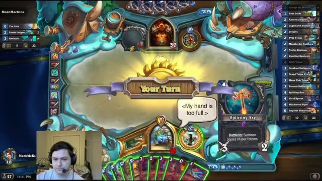 UNKILLABLE Board of Grand Totem Eys'or! | Hearthstone смотреть онлайн