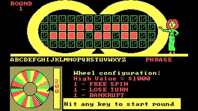 DOS Wheel of Fortune (1987) смотреть онлайн