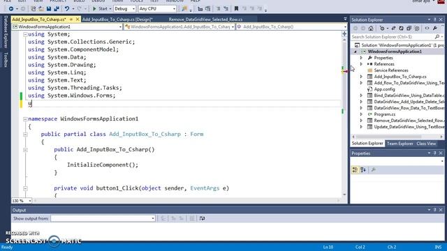 C# Tutorial - How To Add InputBox And Use It In C# Using Visual Studio 2013 [With Source Code] смотреть онлайн