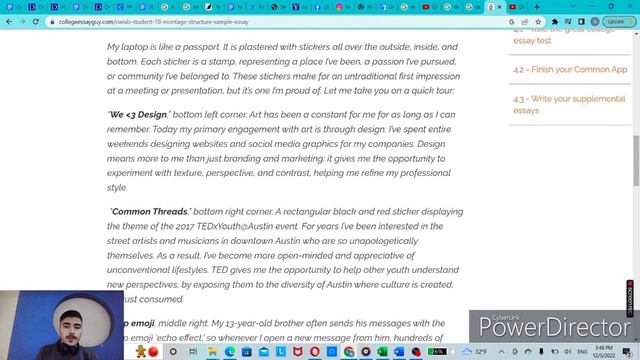 Как написать Personal Statement(часть 2). Montage essay смотреть онлайн