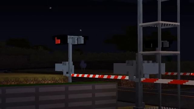 Электричка ЭР2 проезжает жд переезд в майнкрафт смотреть онлайн