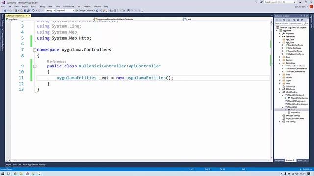 Mssql 2014 Veri tabanı oluşturma ve Web API metotlarının yazılması смотреть онлайн