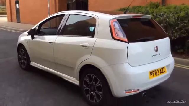 FIAT PUNTO MULTIAIR SPORTING WHITE/BLACK 2014 смотреть онлайн