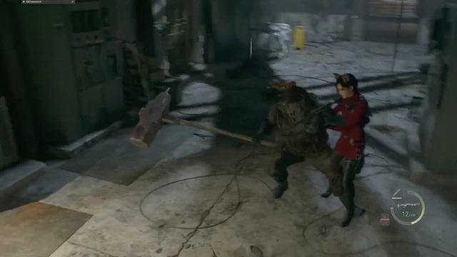 Brute Hammers Ada Wong in 3rd Person view Death Animation Resident Evil 4 Remake смотреть онлайн