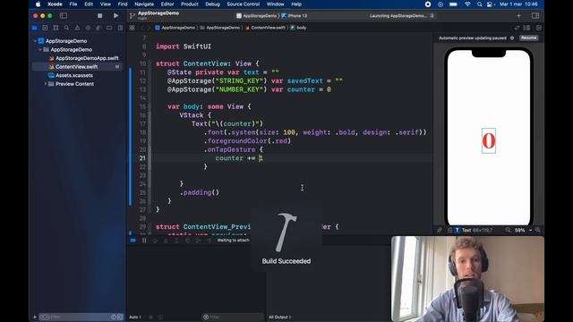 AppStorage: The EASIEST way to Save Data in SwiftUI Tutorial (2022) смотреть онлайн