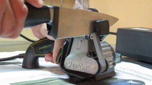 Заточка ножа на точилке Work Sharp Ken Onion