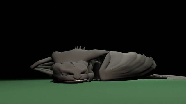 Toothless Sleeping | Blender 3D Animation смотреть онлайн