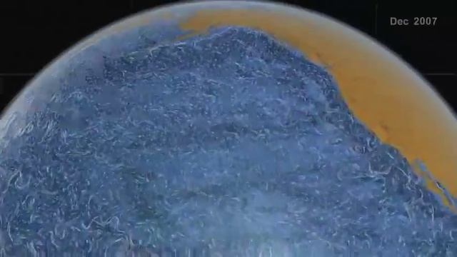NASA Визуализирует все мировые океанские течения смотреть онлайн