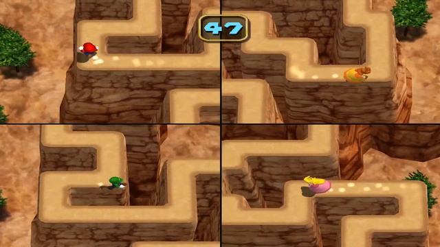 Mario Party 4 Minigames - Mario Vs Luigi Vs Peach Vs Daisy (Master Cpu) смотреть онлайн