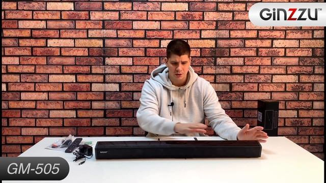 Обзор на Soundbar (саундбар) от GINZZU. Model: GM-505.