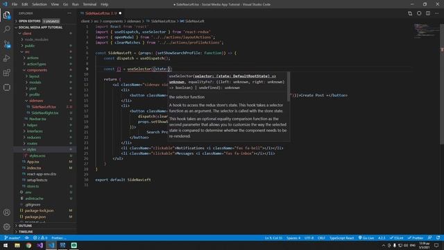 Social media app using React & Express - Notifications Part-1 смотреть онлайн