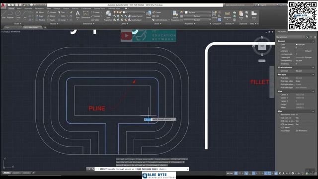 AutoCAD Training Course - 017 - Intro to Polylines смотреть онлайн