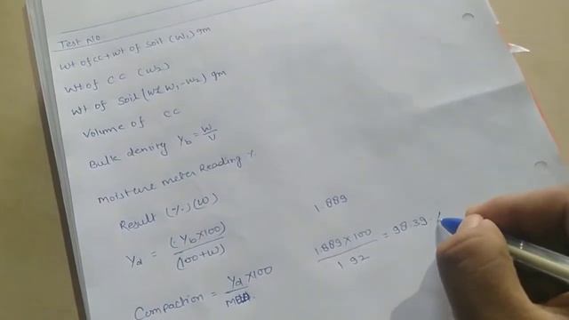 BACK CALCULATION OF FDD BY CORE CUTTER METOD смотреть онлайн