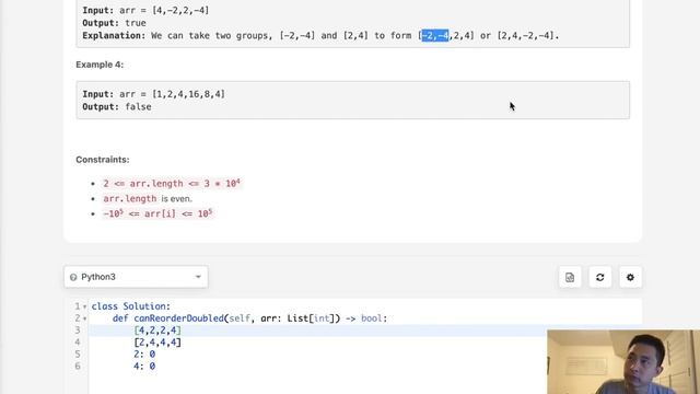 Leetcode - Array of Doubled Pairs (Python) смотреть онлайн