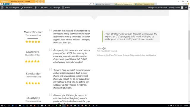Simple Wordpress Blog - Avada Theme смотреть онлайн