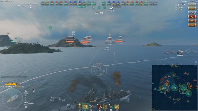Friesland - обзор и первые впечатления / World of Warships смотреть онлайн