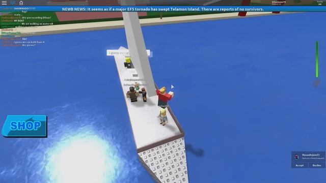 STRUCK BY LIGHTNING! Roblox Tornado Alley смотреть онлайн