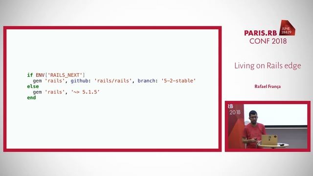"Living on Rails edge" by Rafael França смотреть онлайн