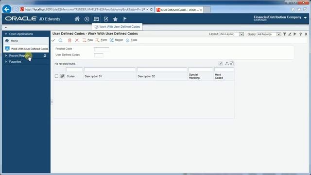 JDEdwards 9.2 Interface Walkthrough - JDE E1 92 - Navigation смотреть онлайн