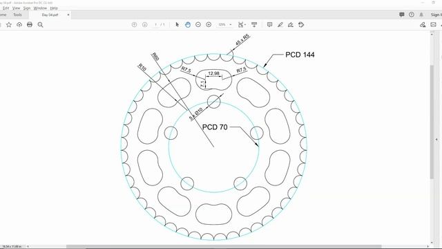 AutoCAD 30 Day Challenge - Day 04 смотреть онлайн