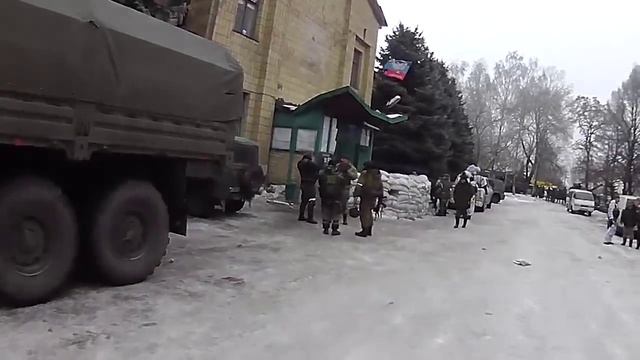 Спецназ ГРУ ДНР Углегорск. Февраль 2015 года. смотреть онлайн