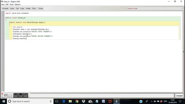 JAVA basic how to ask for value input using scanner class смотреть онлайн
