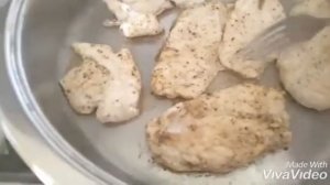 Куриная грудка с овощами в посуде цептер!