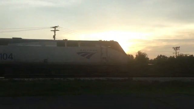Amtrak P42DC #104 Leads The Valley Flyer Northbound! смотреть онлайн