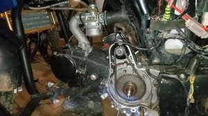 ЛОПНУЛА ЦЕПЬ СТАРТЕРА НА АЛЬФЕ ДУМАЛ ЗАКЛИНИЛО ДВИЖОК!