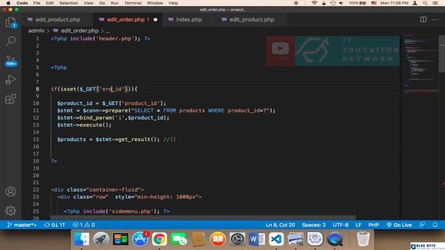 Ecommerce Website With PHP & MySql - 131 - Edit order 1 смотреть онлайн
