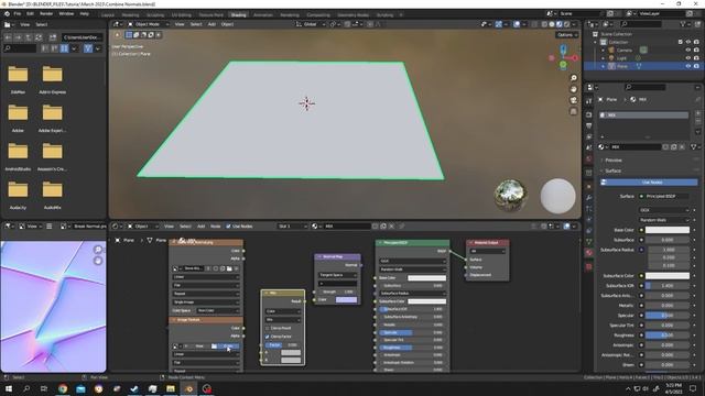How to Combine Two Normal Maps | Blender Tutorial смотреть онлайн