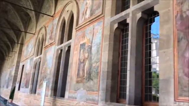 Santa Chiara, Naples.Церковь Санта Кьяра - майоликовое кьостро смотреть онлайн