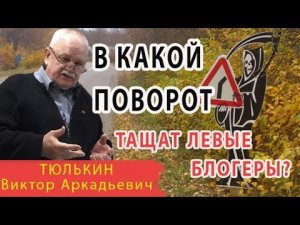 В какой поворот тащат левые блогеры?