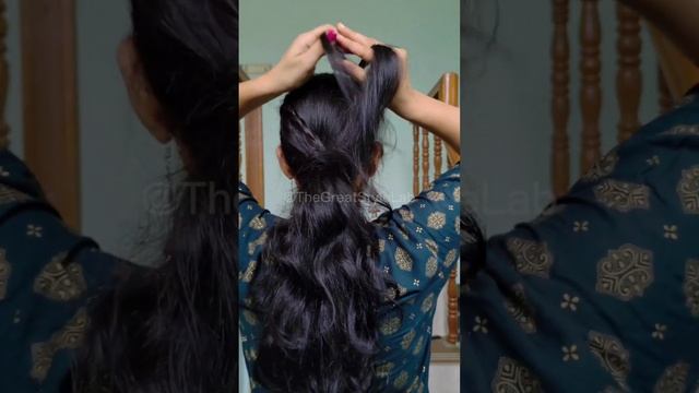 Easy 2 In 1 Hairstyle ?✨#hairstyle #beuty #haircare #clawclip #braids