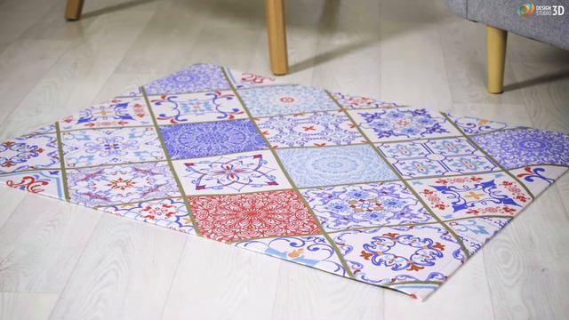 3D Ковер «Дивная мозаика» смотреть онлайн