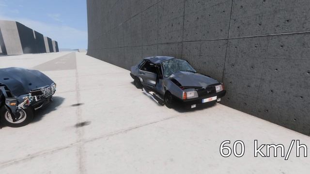 ?Vaz 21099 vs LADA 2107 80 km/h? - BeamNG Drive смотреть онлайн