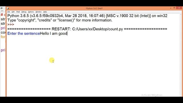 Count the number of vowels present in a sentence or string |Python Program смотреть онлайн