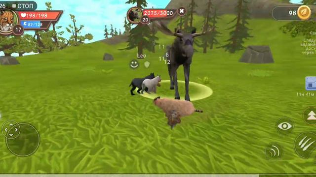 WildCraft. Побеждаю Древнего лося за рысей! 🐱🐈🐈