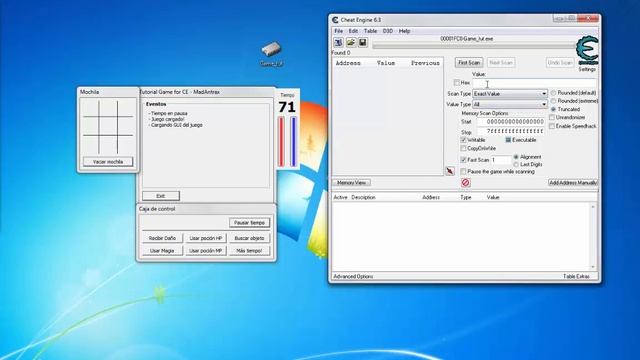 Como Usar Cheat Engine para modificar juegos + inyección de código - Parte 1 смотреть онлайн