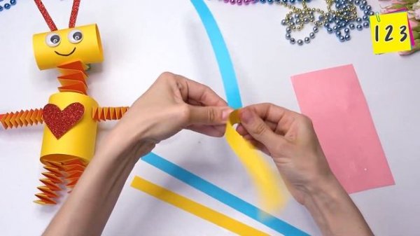 Paper robot | Moving paper TOYS | Easy paper crafts