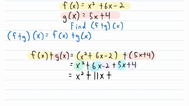How to Find the Sum of Functions | Algebra, Adding Functions, Sums of Functions смотреть онлайн