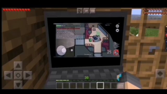 Я играю в амонг ас в майнкрафте на ноутбуке!!! смотреть онлайн