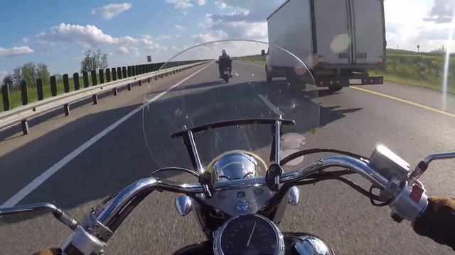 хонда шадоу 750 на прямотоках до 140 ка