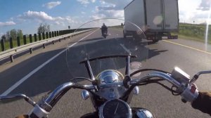 хонда шадоу 750 на прямотоках до 140 ка