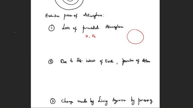 NCERT Foundation - Evolution Of Atmosphere