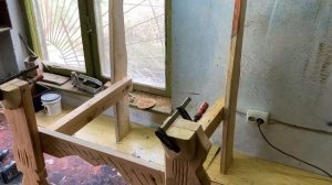 Кресло трон из дерева своими руками