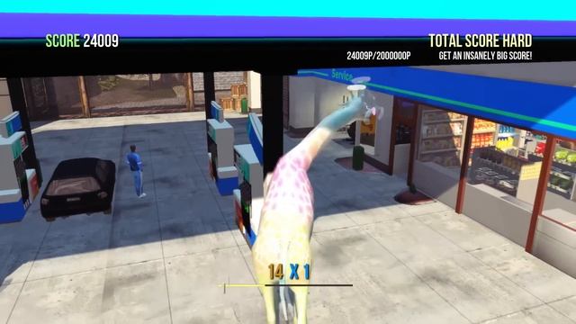 Flying Goat! - Goat Simulator Funny Moments (Glitches, Bicycle Fun, Achievements!) [1] смотреть онлайн