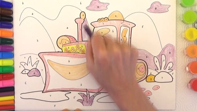 Видео для детей.Раскраска. Бабушкины Сказки.Video for children coloring pages смотреть онлайн