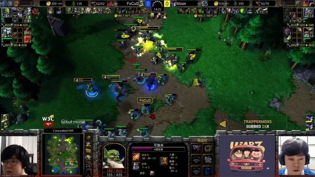 WC3 - TP League S2 M3 - Quarterfinal: [NE] Moon vs FoCuS [ORC] смотреть онлайн
